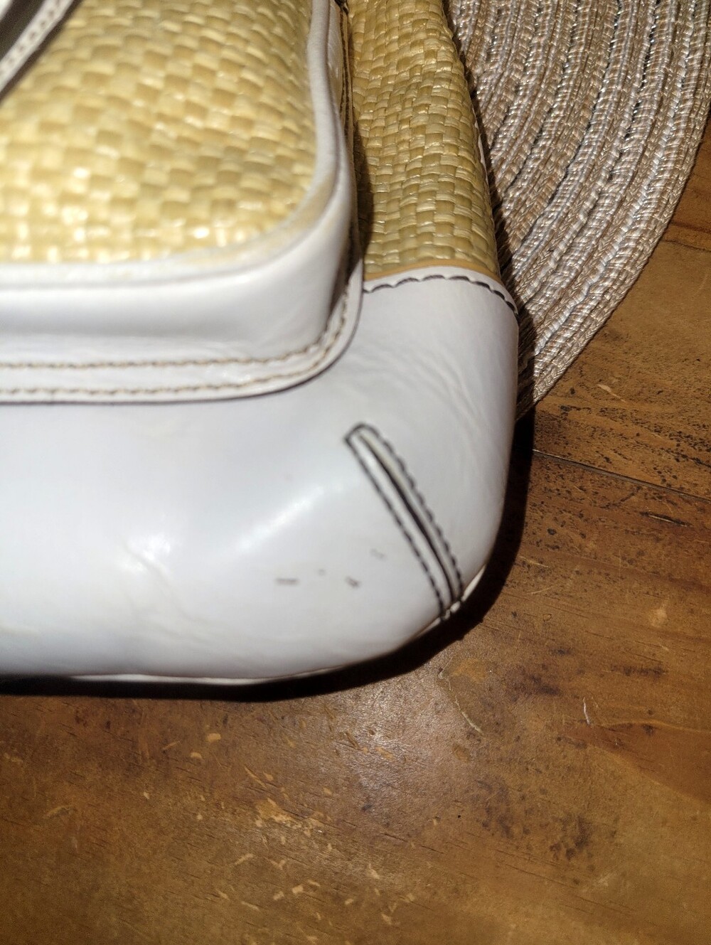 Coach Legacy Buckle Straw Shoulder Bag 2005 - Picture 14 of 14